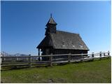 Kraljev hrib - Kapela Marije Snežne (Velika planina)